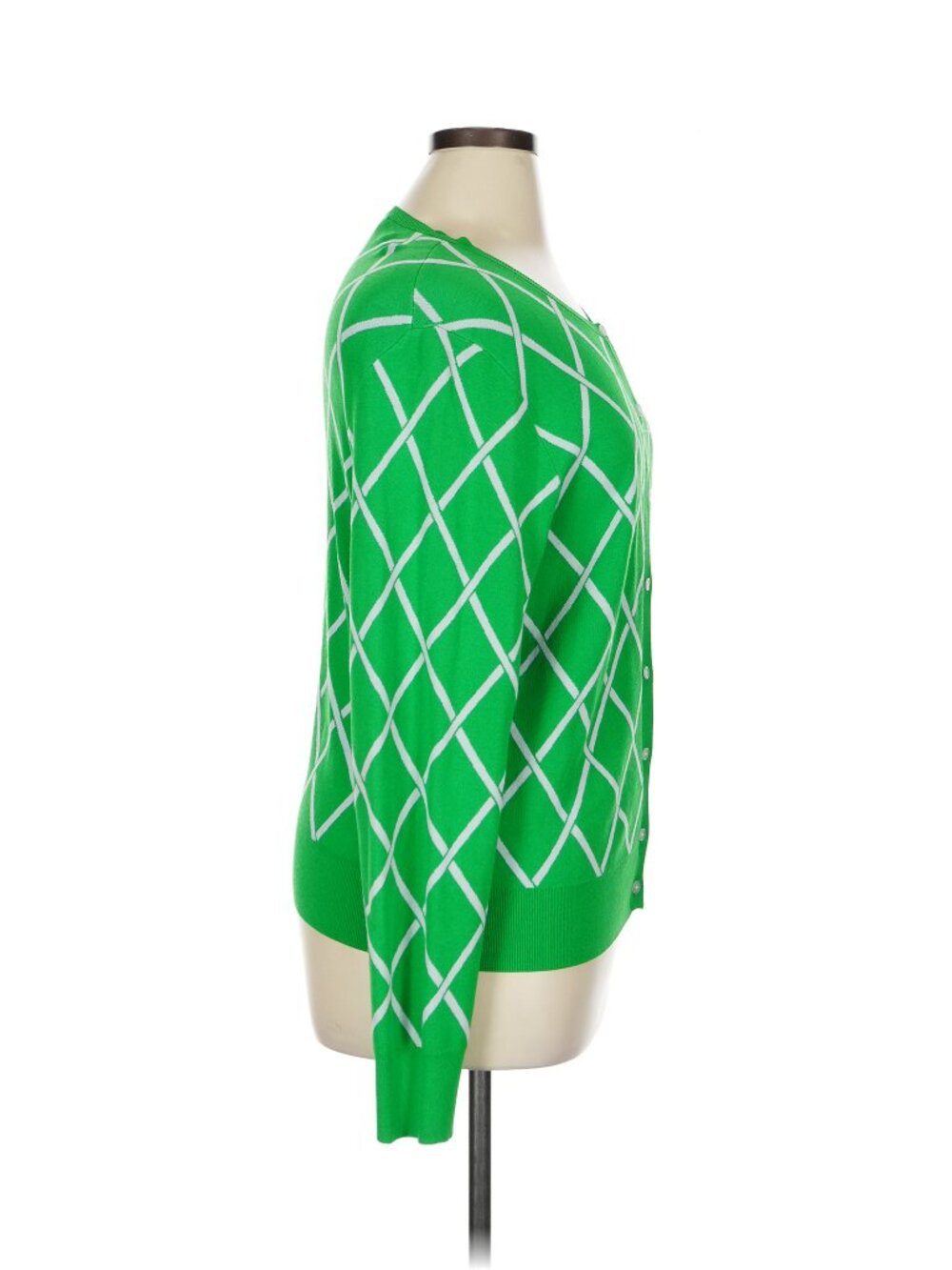 Ann Taylor Green Cardigan Size XL - Picture 3 of 6